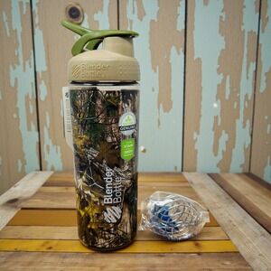 Blender Bottle SportMixer Realtree Edition Camo Shaker Bottle BlenderBall 28 oz